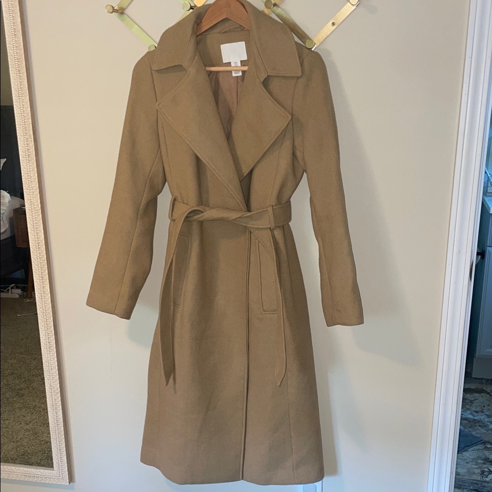 H&M Tan Wrap Coat